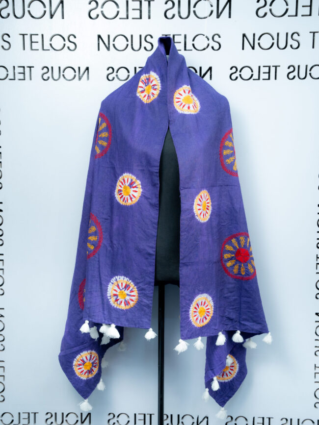 Nakshi Shawl (Royal Purple)