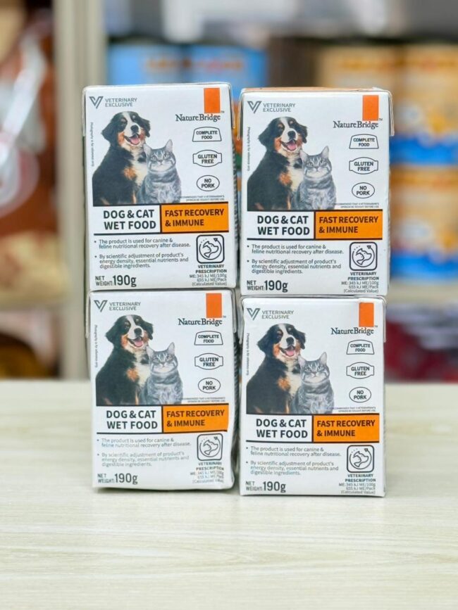 Nature Bridge Fast Recovery & Immune Dog & Cat Wet Food