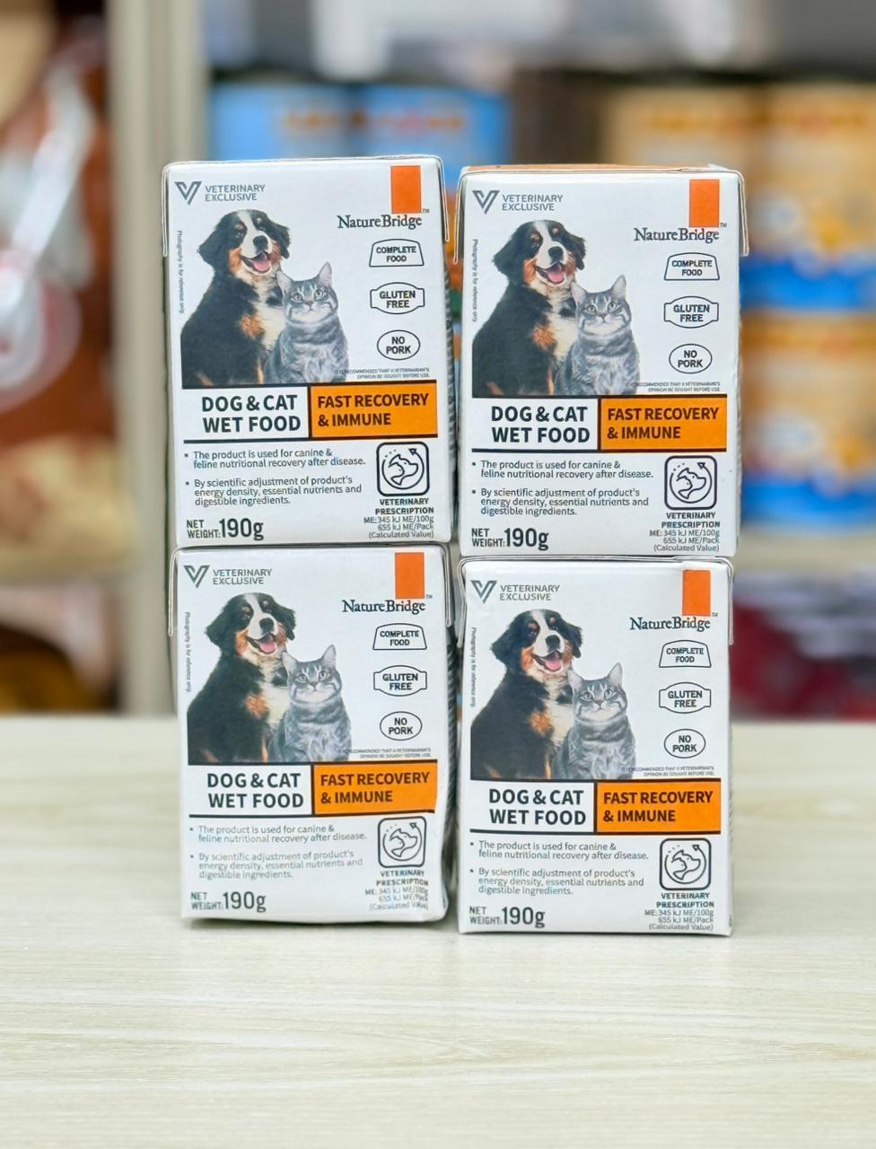 Nature Bridge Fast Recovery & Immune Dog & Cat Wet Food