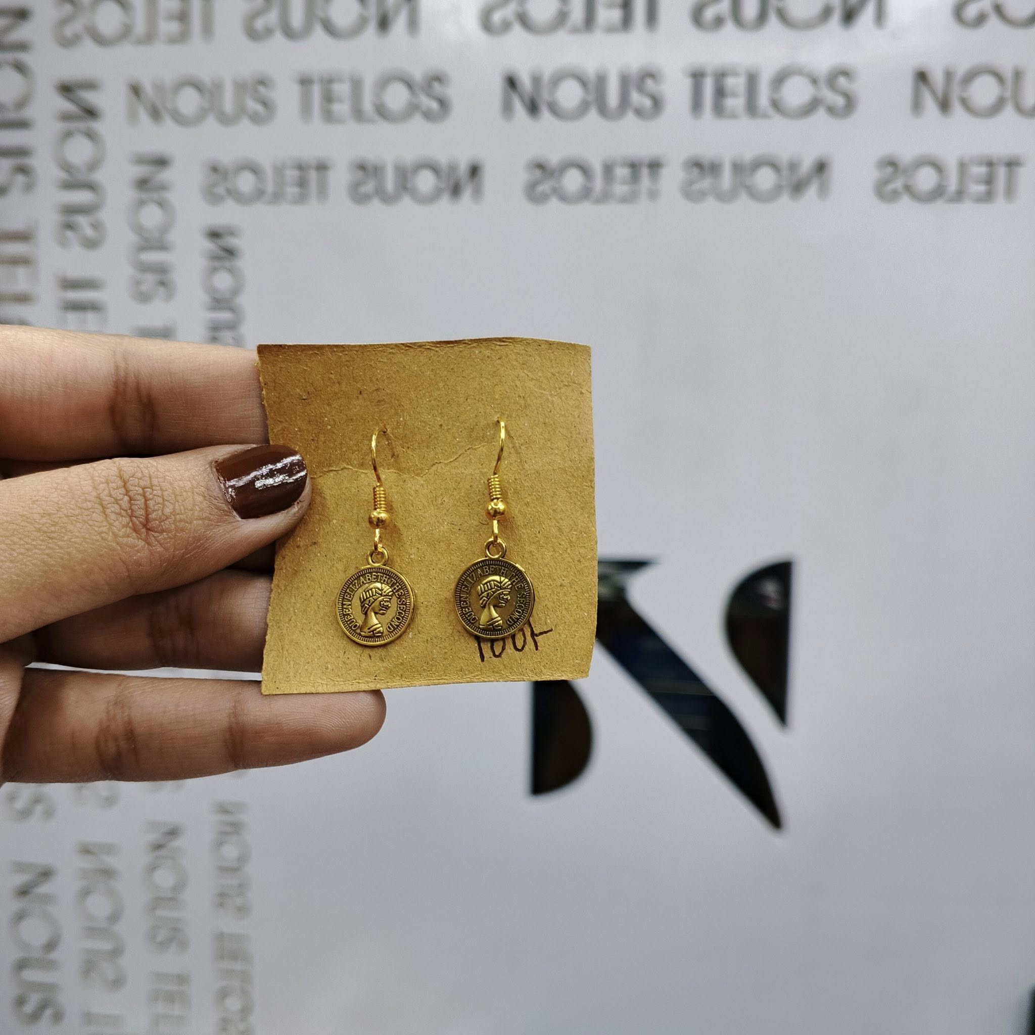 Brass Golden Earing for Women 9