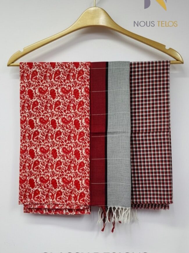 Printed Unstitched Suti 3-Piece 1