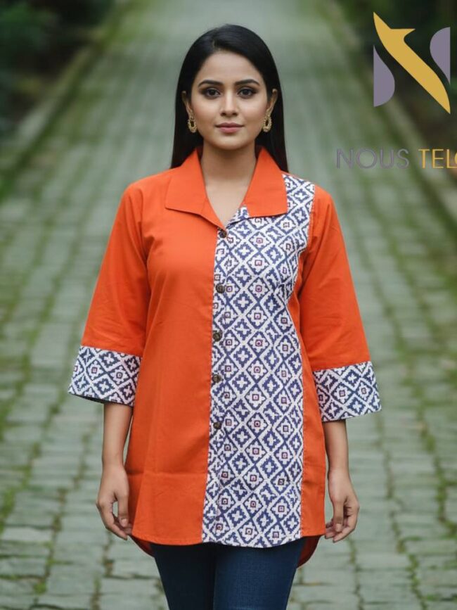 Ladies kurti for Women 1 ( Orange color)
