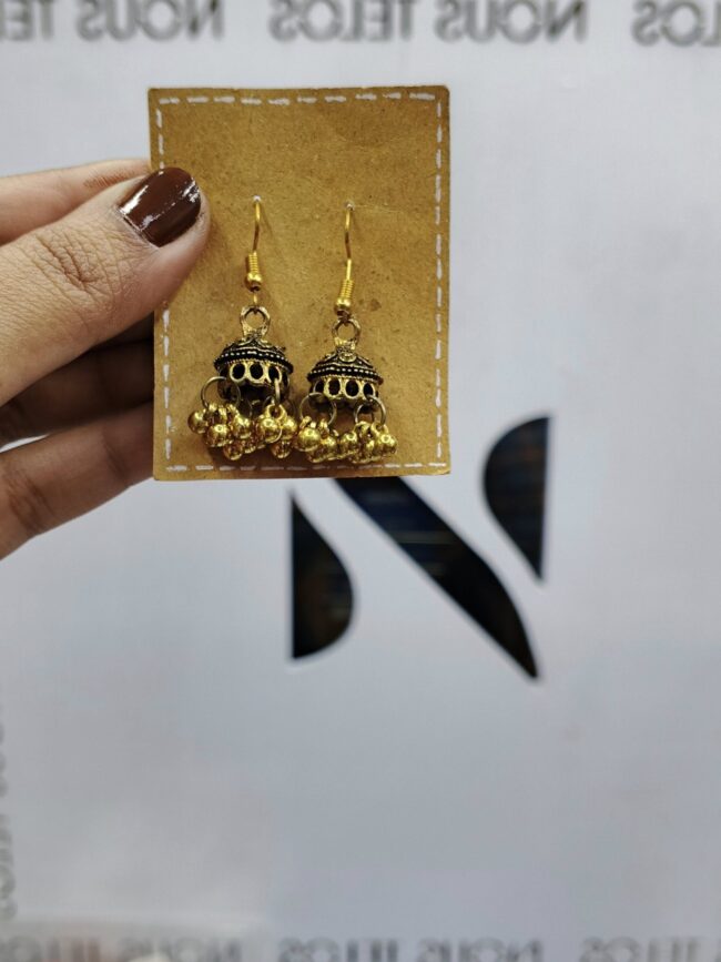 Brass Golden Earing for Women 15