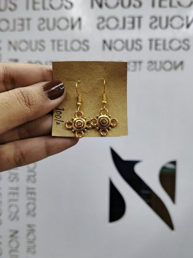 Brass Golden Earing for Women 17