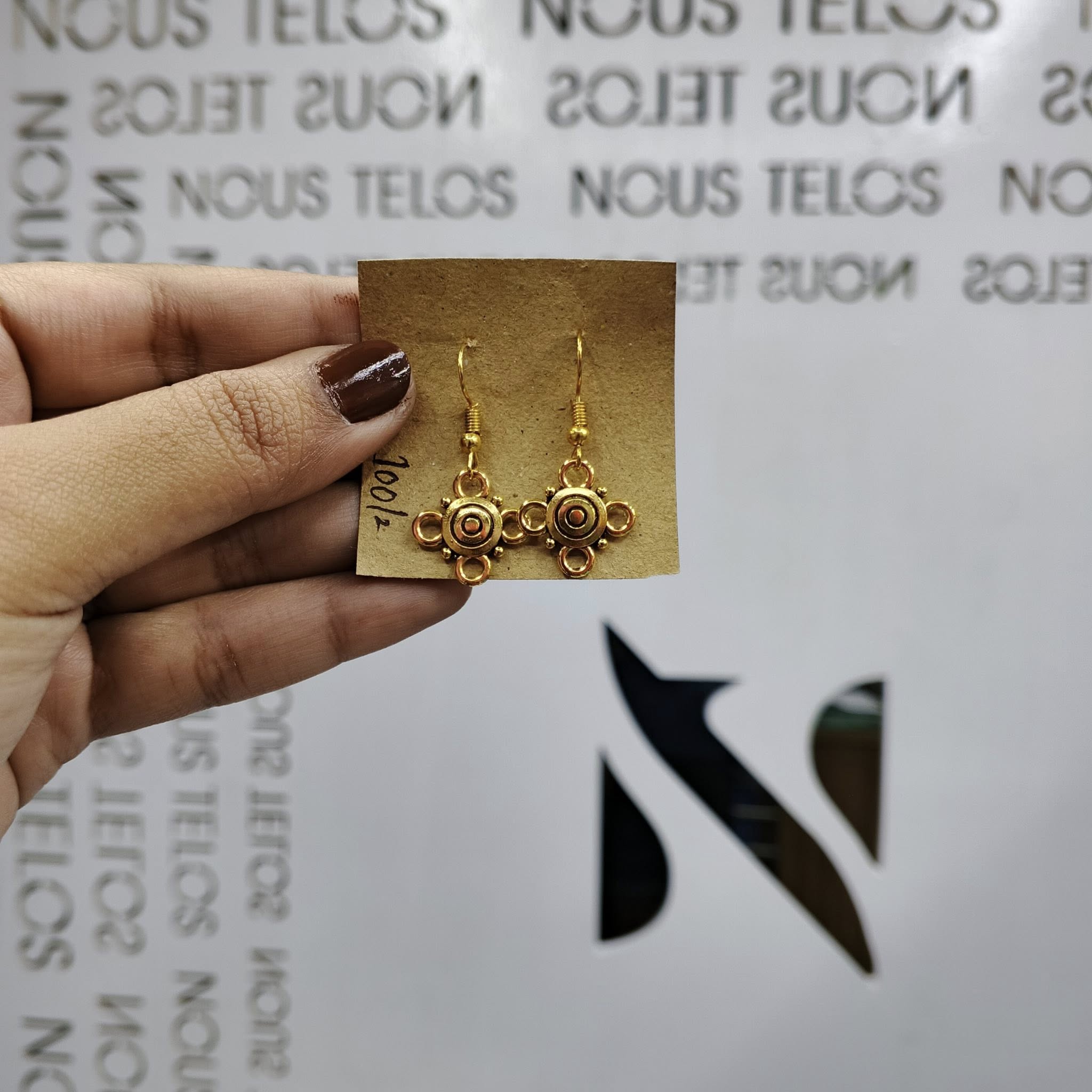 Brass Golden Earing for Women 17