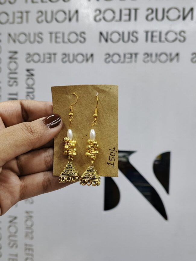 Brass Golden Earing for Women 20