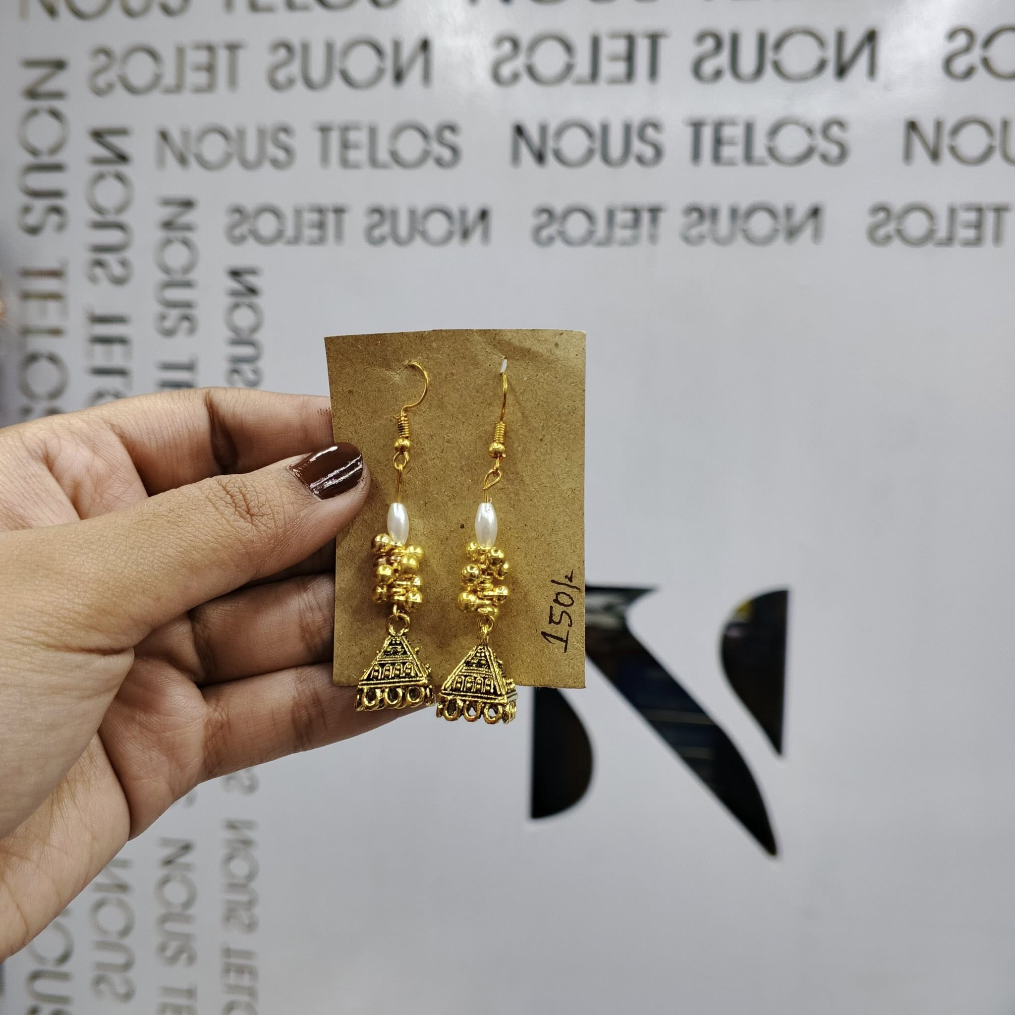 Brass Golden Earing for Women 20