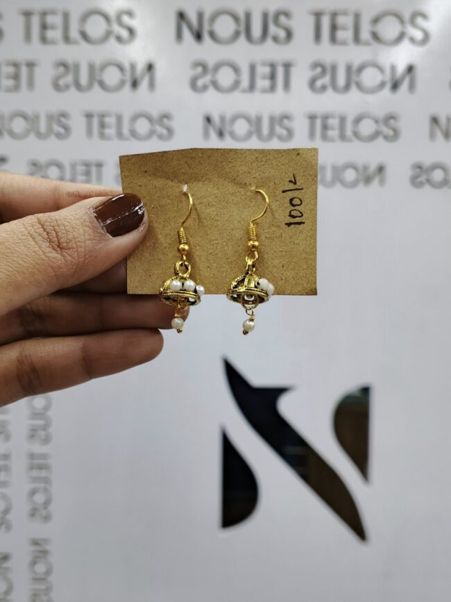 Brass Golden Earing for Women 16