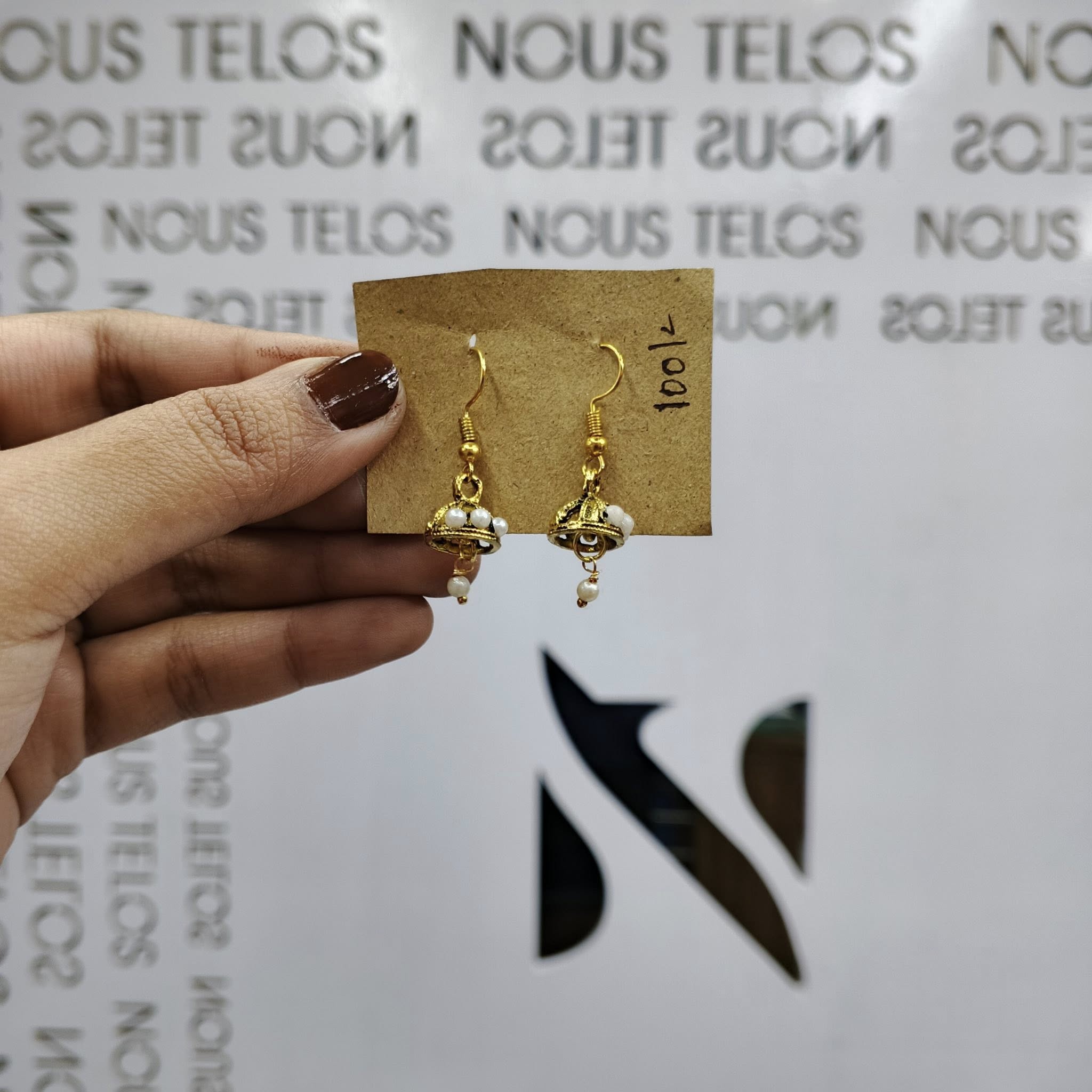 Brass Golden Earing for Women 16