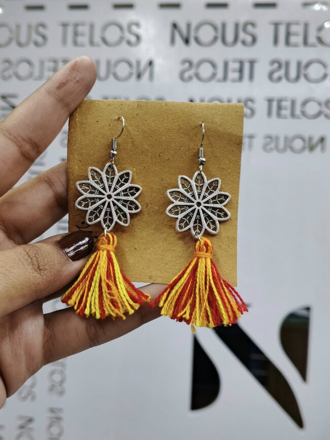 Brass Silver Earing for Women 22