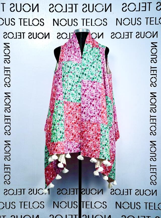 Hand Embroidered Cotton Shrug 11