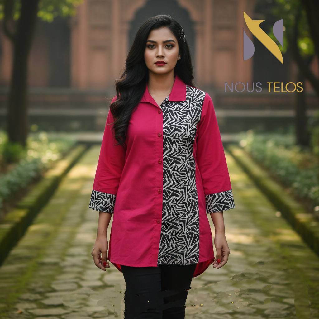 Ladies kurti for Women 3 ( Dark Pink color)