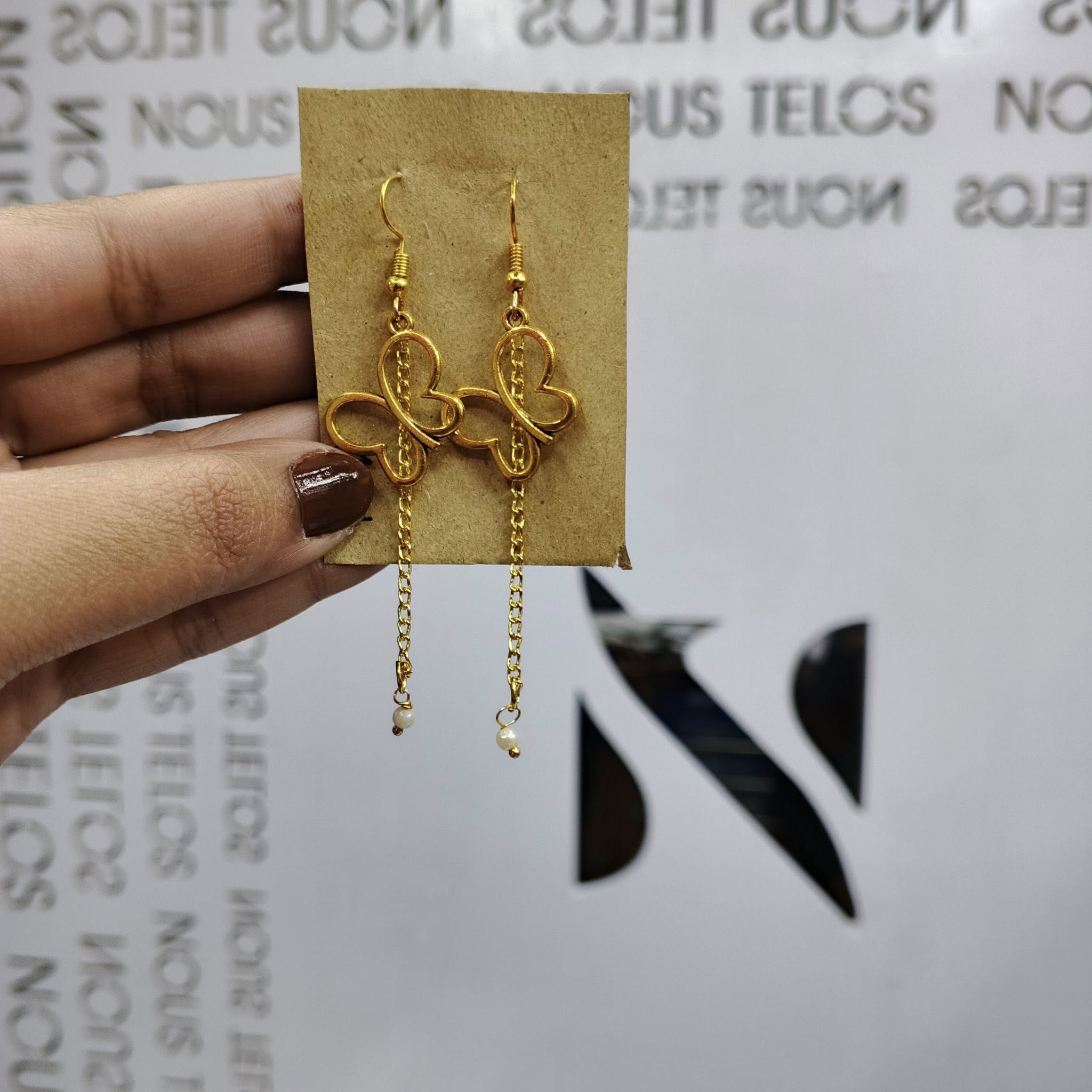 Brass Golden Earing for Women 6