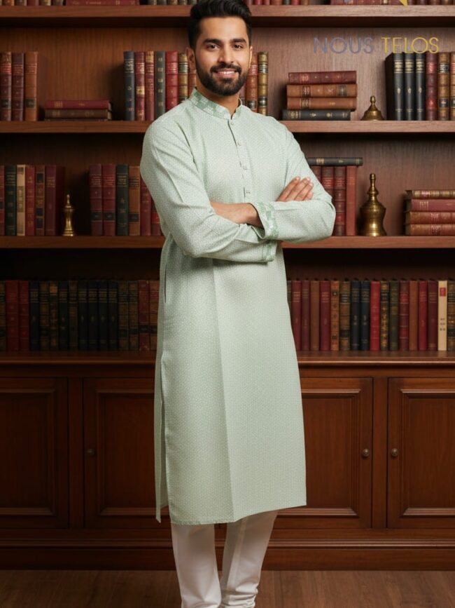 Embroidered Cotton Panjabi 20