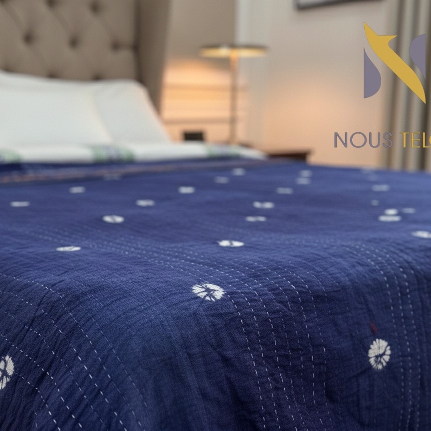 Navi Blue Nakshi Stitches Katha 7