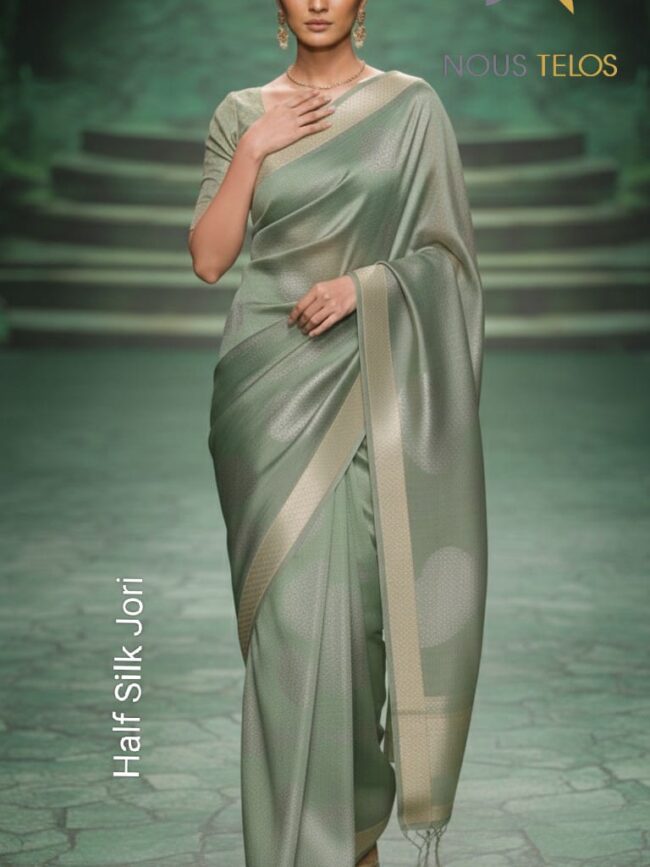 Half Silk Jori Saree