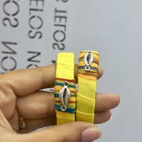 Yellow Thread Bangle for Women