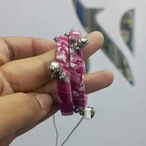 Dark Pink Thread Bangle for Women