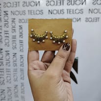 Brass Golden Earing for Women