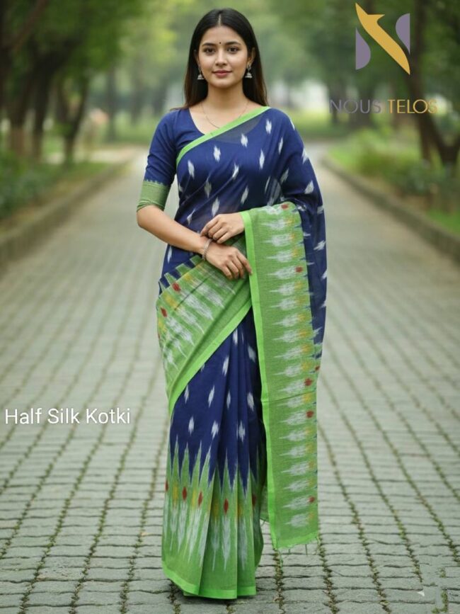 Half Silk Kotki Saree