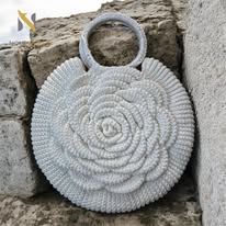 kushikata White Purse for Women