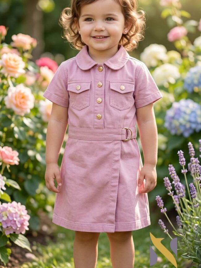 Baby Girl Light Pink dress 2