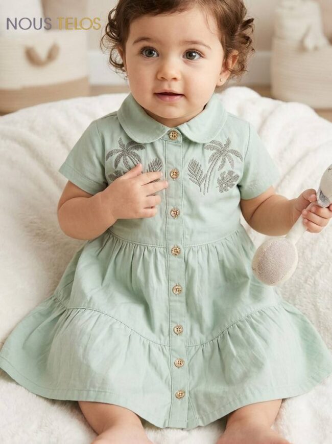 Baby Girl Light Feroza dress 3