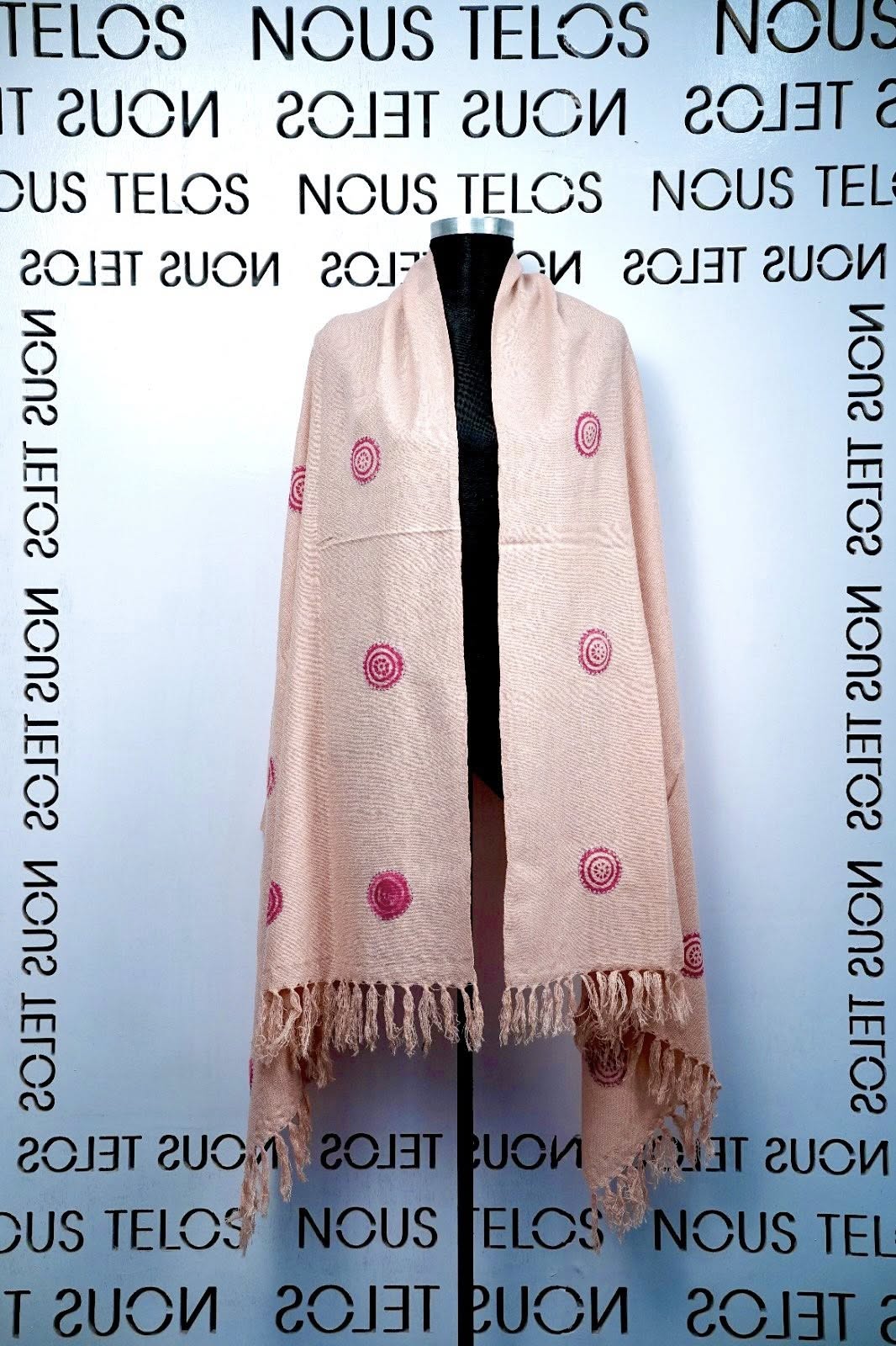 Light Pink Printed Shawal 21