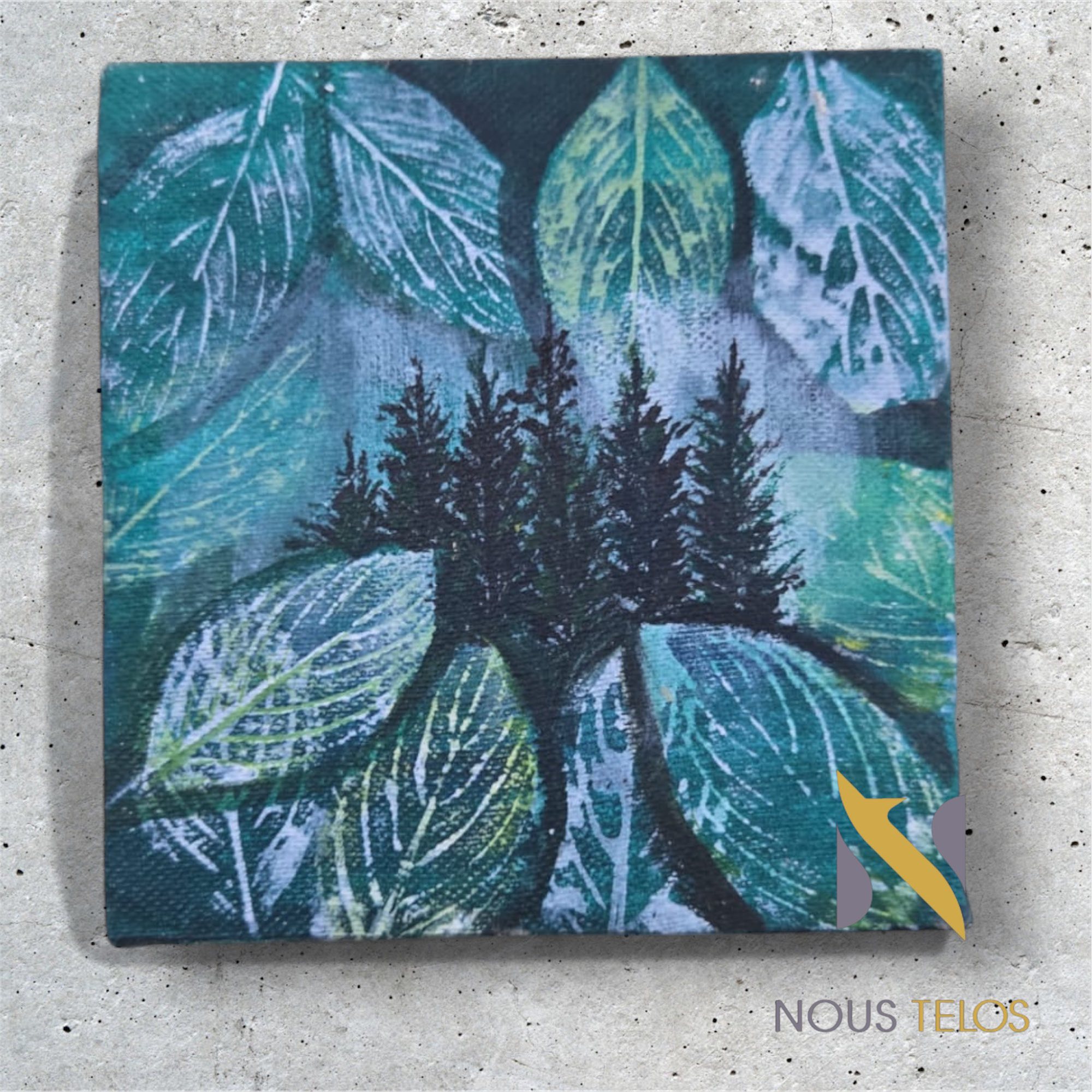 Painting with Green Background 5