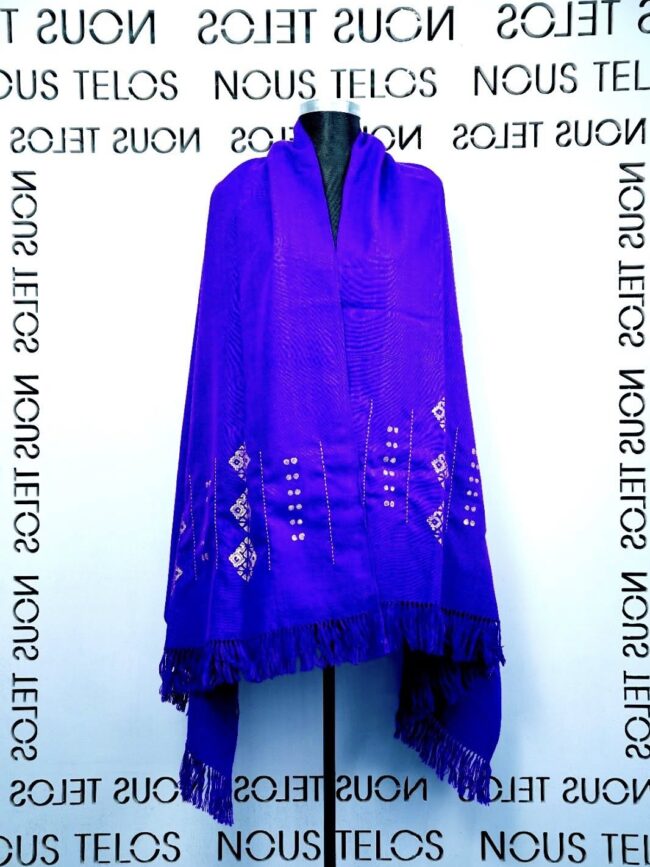 Blue Woolen Shawal 24